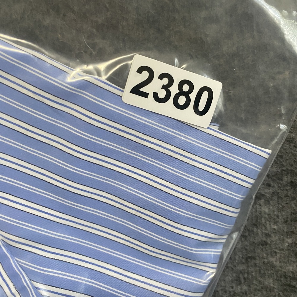 Ralph Lauren Shirt Mens XL‎ Blue Striped Classic Fit Button Down Preppy Office - Picture 9 of 9